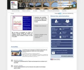 Gard.gouv.fr(Actualités) Screenshot