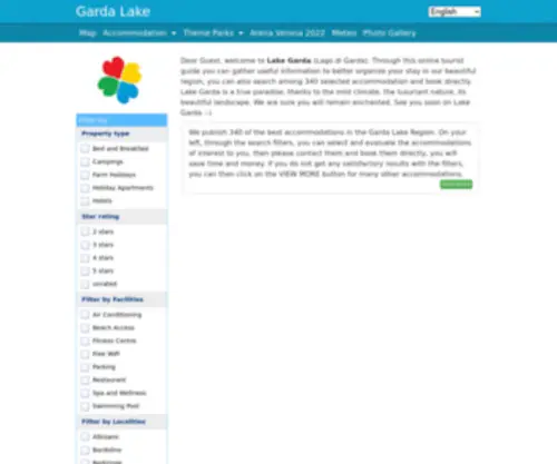 Garda.eu(Lake Garda Travel and Visitor's Guide) Screenshot