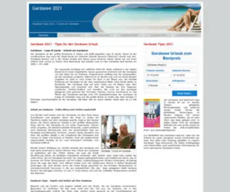 Gardasee-Tipps.de(Gardasee Urlaub 2021) Screenshot