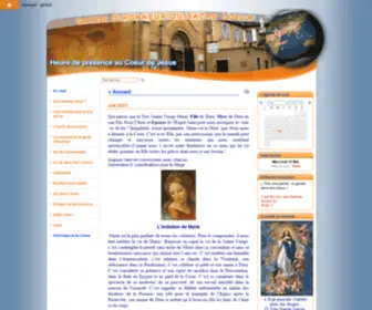 Gardedhonneurdusacrecoeur.org(Garde d’honneur du Sacré Cœur) Screenshot