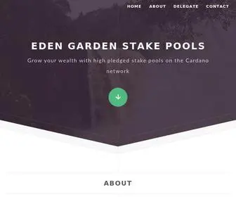 Garden-Pool.com(Garden Stake Pool) Screenshot