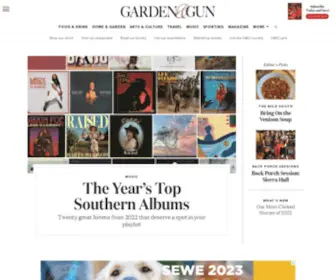 Gardenandgun.com(Garden & Gun) Screenshot