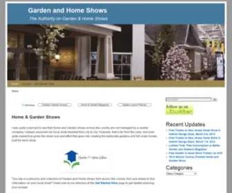 Gardenandhomeshows.com(Home & Garden Shows) Screenshot