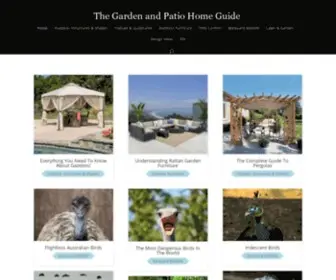 Gardenandpatiohomeguide.com(The Garden and Patio Home Guide) Screenshot