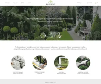 Gardenarium.pl(Projektowanie, zakładanie ogrodów, automatyczne nawadnianie, stawy) Screenshot