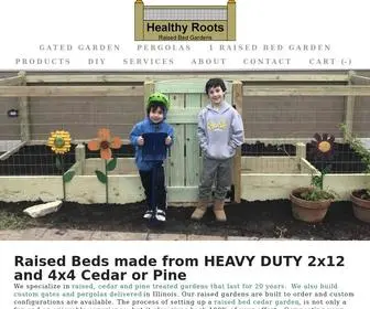 Gardenbedraised.com(0 HEALTHY ROOTS RAISED BED GARDENS) Screenshot