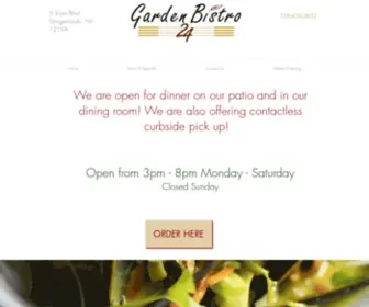 Gardenbistro24.com(Garden Bistro 24) Screenshot