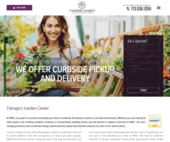 Gardenchicago.com(Farmers Market Garden Center) Screenshot