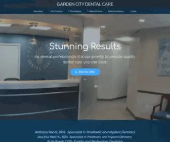 Gardencitydentalcare.com(Garden City Dentist) Screenshot