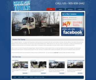 Gardencitytowing.ca(Car) Screenshot