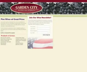 Gardencitywine.com(Garden City Wines) Screenshot