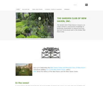 Gardenclubofnewhaven.org(Garden Club of New Haven) Screenshot