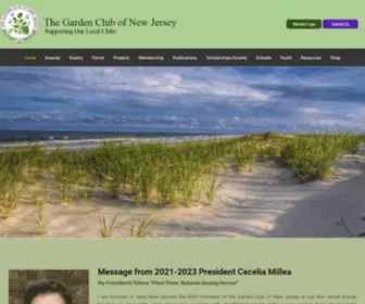 Gardenclubofnewjersey.org(The Garden Club of New Jersey) Screenshot