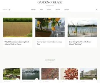 Gardencollage.com(Garden Collage Magazine offers the best in plants) Screenshot