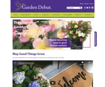 Gardendebut.com(Garden Debut) Screenshot