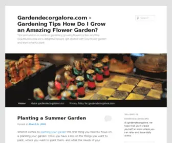 Gardendecorgalore.com(Garden Décor) Screenshot