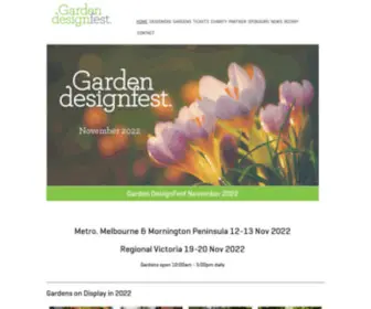 Gardendesignfest.com.au(Featuring gardens by some of Australia's most talented landscape designers) Screenshot