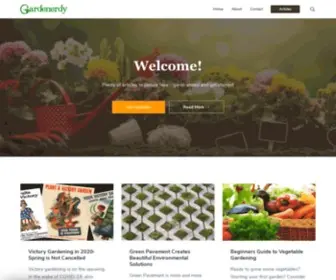 Gardenerdy.com(Home) Screenshot