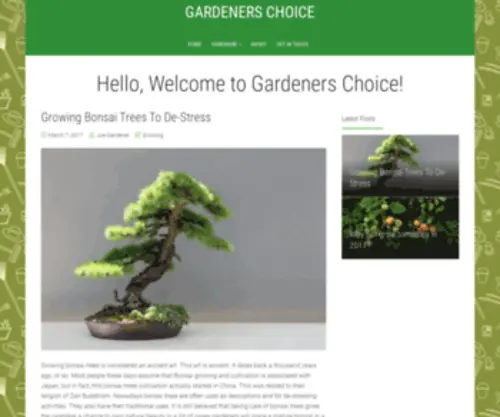 Gardenerschoice.net(Gardenerschoice) Screenshot