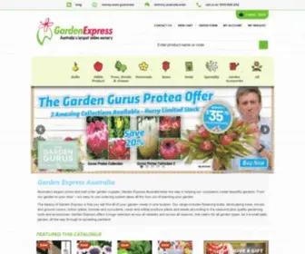 Gardenexpress.com.au(Australia's largest online and mail order garden supplier) Screenshot