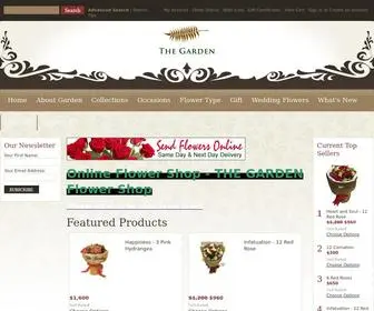 Gardenflowershop.com(Online Flower Shops in delivery Hong Kong) Screenshot