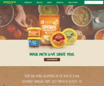 Gardenfreshsalsa.com(Growing Organic In Your Home) Screenshot