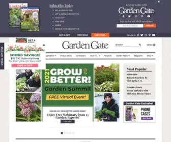 Gardengatemag.com(Garden Gate) Screenshot