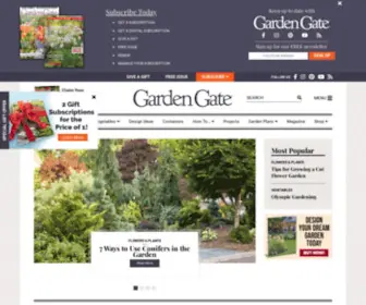 Gardengatemagazine.com(Garden Gate) Screenshot