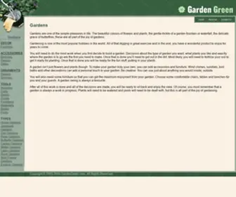 Gardengreen.com(Garden Green) Screenshot