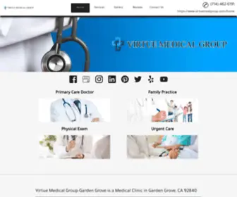 Gardengrovefamilypractice.com(Virtue Medical Group) Screenshot