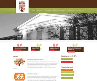 Gardenhillselementary.org(GHES) Screenshot