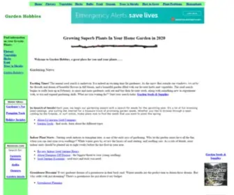 Gardenhobbies.com(Home Gardening) Screenshot