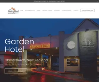 Gardenhotel.co.nz(Garden Hotel & Restaurant) Screenshot