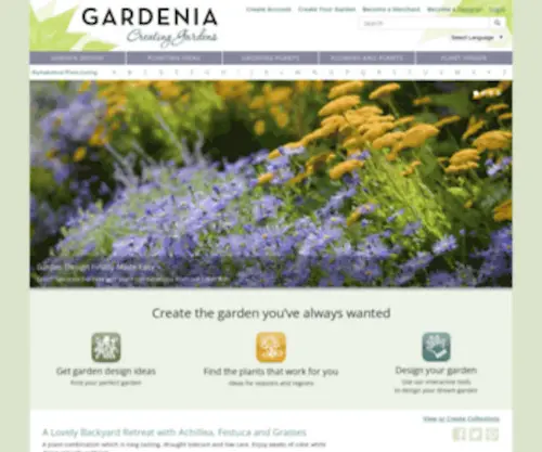 Gardenia.net(Plant combinations) Screenshot