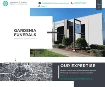 Gardeniafunerals.com.au(Funeral Services Melbourne) Screenshot