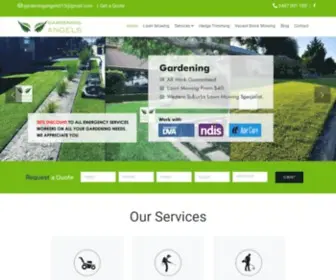 Gardeningangel.com.au(Lawn Mowing Hoppers Crossing) Screenshot