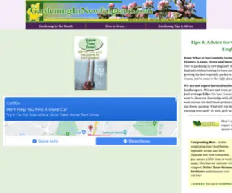 Gardeninginnewengland.com(Gardening New England Tips and Advice for Vegetable Gardening) Screenshot