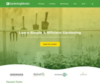 Gardeningmentor.com(Gardening Mentor) Screenshot