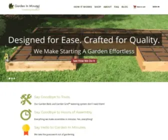 Gardeninminutes.com(Garden In Minutes®) Screenshot