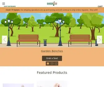 Gardenised.com(Shop Outdoor Decor) Screenshot