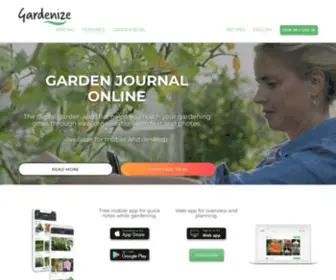 Gardenize.com(Gardenize) Screenshot
