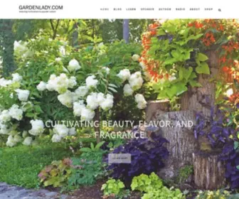 Gardenlady.com(Restoring Horticulture to Popular Culture) Screenshot