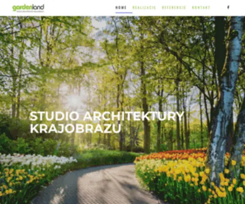 Gardenland.pl(GARDENLAND STUDIO ARCHITEKTURY KRAJOBRAZU) Screenshot