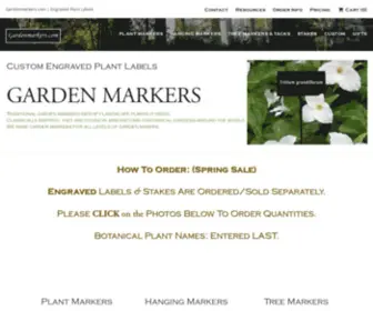 Gardenmarkers.com(Gardenmarkers) Screenshot