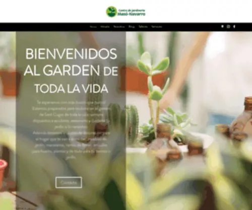 Gardenmaso-Navarro.com(Garden Sant Cugat) Screenshot