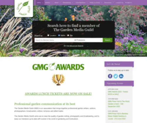 Gardenmediaguild.co.uk(The Garden Media Guild) Screenshot