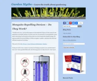 Gardenmyths.com(Leader in debunking gardening myths) Screenshot