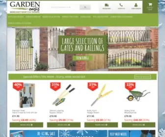 Gardenoasis.co.uk(Garden Gates) Screenshot