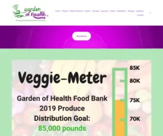 Gardenofhealthinc.org(Our mission) Screenshot