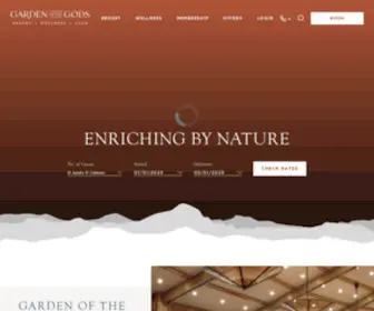Gardenofthegodsclub.com(Colorado Springs Golf Resort) Screenshot